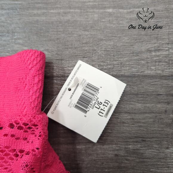 OP Lace Boardshort Coverup Size L - Picture 2 of 4